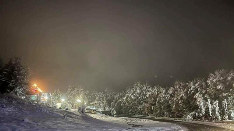 Kaq mahnitëse e bëri bora mbrëmë këtë pjesë të Kosovës