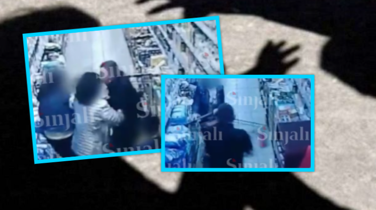 E rëndë: Burri në sy të familjes së tij, rrah një grua në një market në Prishtinë