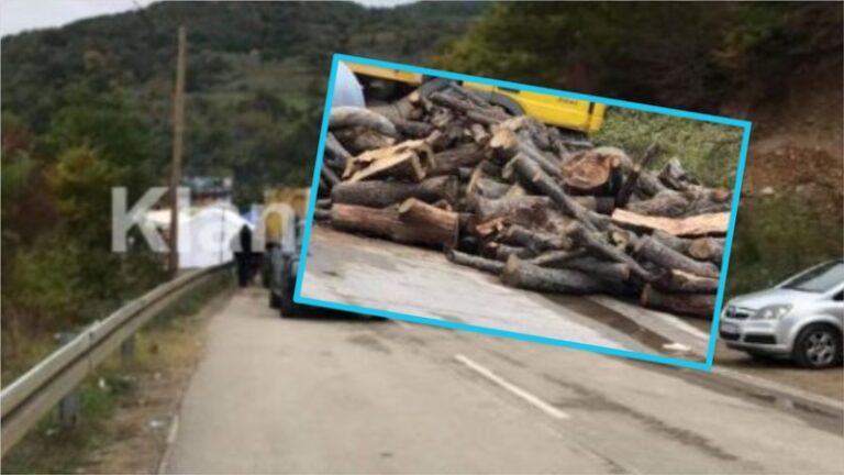 Çfarë po ndodhë: Serbët vendosin drunjë para barrikadës