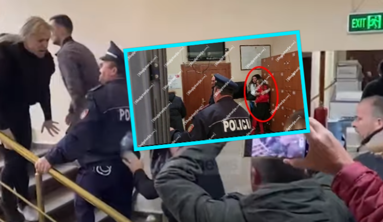 Kjo nuk u pa nga tensionet në Gjykatën e Fierit, nëna dhe vajza të përqafuara e të strukura në cep