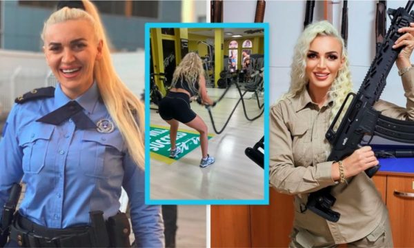 Policja joshëse e Kosovës, sjell video nga palestra duke bërë ushtrime