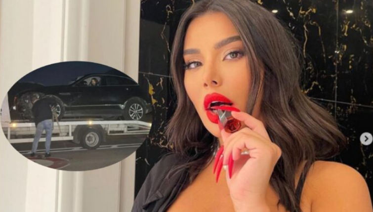 Aksidentohet modelja Megi Pojani