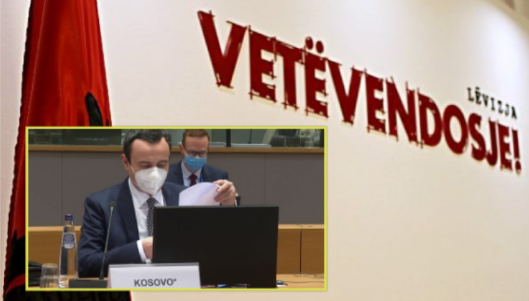 VV reagon pas paraqitjes së Kurtit me fusnotë në Bruksel