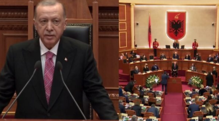 Erdogan mban fjalën e tij në Kuvendin e Shqipërisë: Kemi 600 vjet miqësi, tani edhe aleatë strategjikë