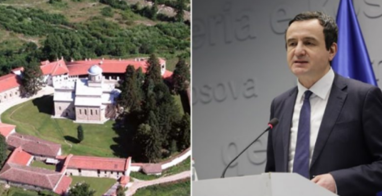 Kurti: Për çështjen e Manastirit të Deçanit duhet të ketë dialog