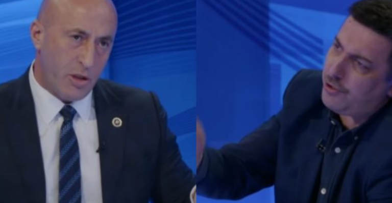 “Më lërë të flas ose nuk qëndron në studio”, përplasen Haradinaj e Syla: Jemi në studio këtu, jo në ushtri