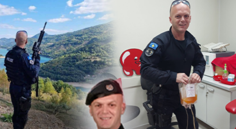 Polici i Njësisë Speciale që ka dhuruar gjak 125 herë: E kam pasë një rast në familje…
