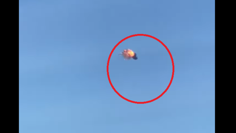 Pamje: Ushtria ukrainase shpërthen katër raketa ruse në qiell