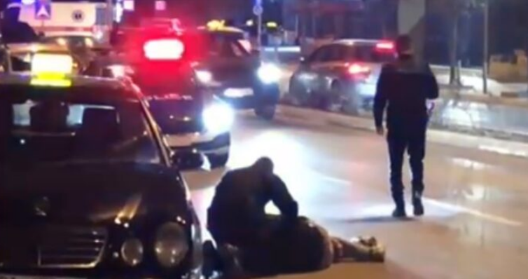 Pamje të momentit kur 32-vjeçari mbetet i plagosur me 2 plumba në qendër të Prishtinës