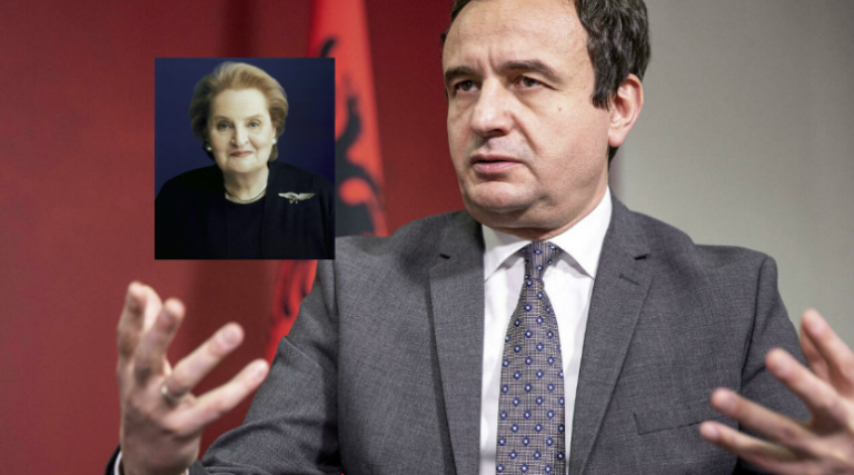 Koha kur tani kryeministër Kurti e kërcënonte miken e madhe të Kosovës, Madeleine Albright