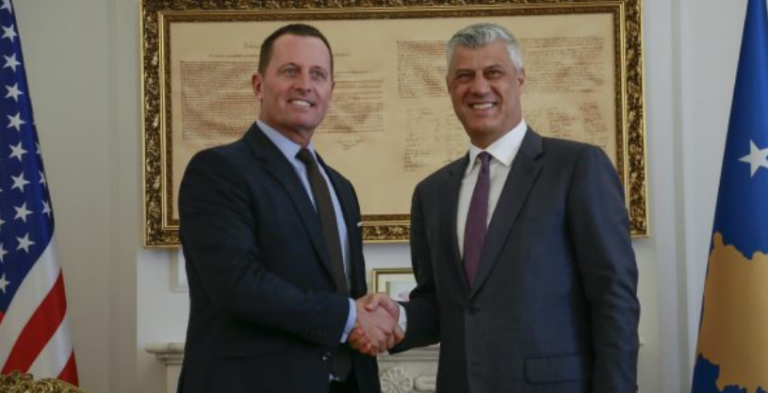 Grenell: Nuk ka akuza për Thaçin, Perëndimi duhet ta nxjerr nga burgu. Gjyqit i vjen era politikë