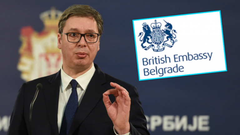 Britania i reagon Vuçiqit në lidhje me akuzën se po furnizon Kosovën me armë
