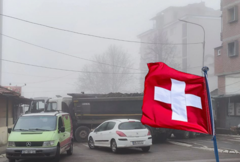 Heqja e barrikadave nga KFOR-i, Zvicra del me një reagim