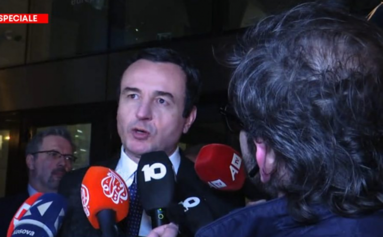 Deklarohet para gazetarëve kryeministri Kurti, konfirmon deklaratën e Borrell