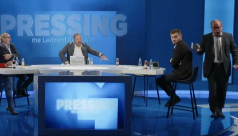 “Mos rrej, çu dil jashtë laper”, gazetari Olluri e përzë Sadri Ramabajën nga debati live, moderatori e nderprenë emisionin