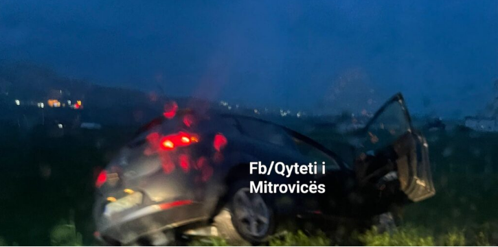 Aksident i rëndë trafiku në Mitrovicë, ka të lënduar