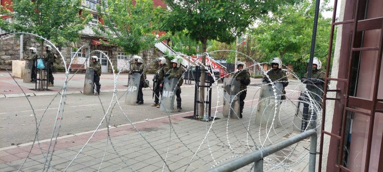 Numër më i vogël i protestuesve në Zveçan