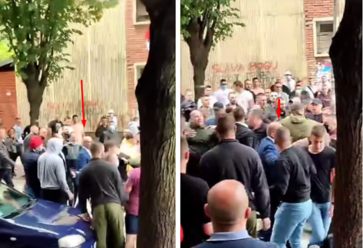 VIDEO: Serbët sulmojnë edhe Goran Rakiqin në veri