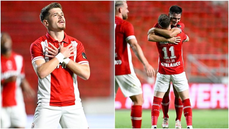 Arbnor Muja shënon super gol në fitoren e thellë të Antwerp
