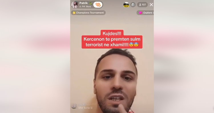 Arrestohet personi që kërcënoi publikisht se do hedh bomba në xhaminë e madhe në Mitrovicë