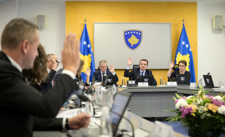 Të gjitha vendimet që i miratoi sot Qeveria e Kosovës