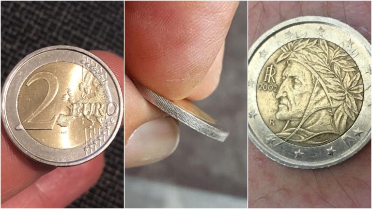 9 mënyrat si mund të dallohen 2 euro false nga ato origjinale