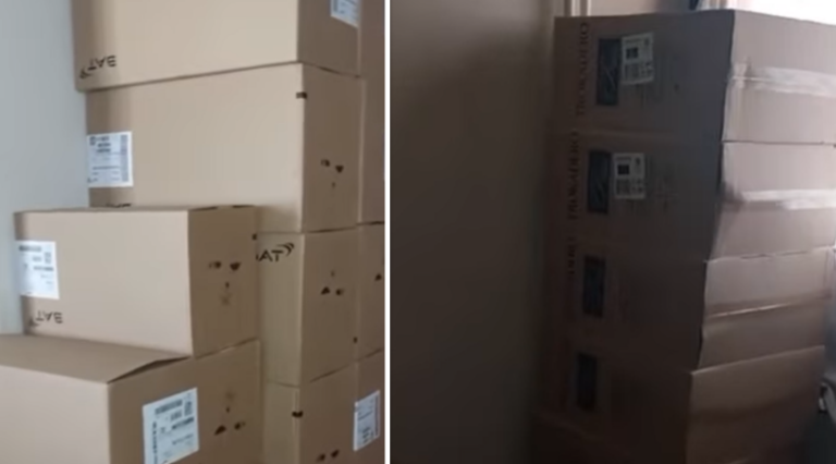 Pamjet nga konfiskimi i cigareve të kontabanduara në veri