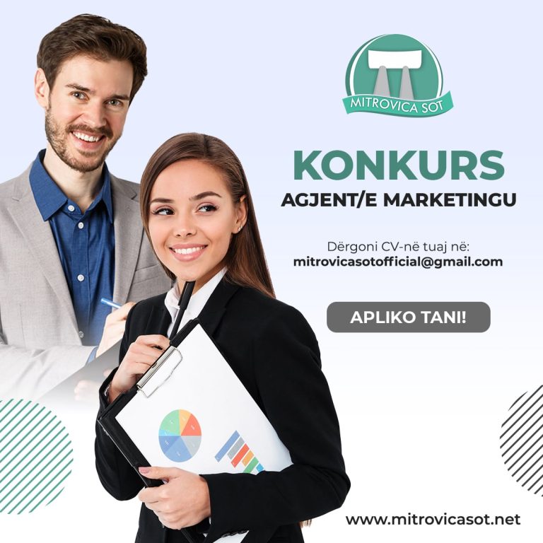 “Mitrovica Sot” shpall konkurs për vendin e punës: Agjent/e Marketingu