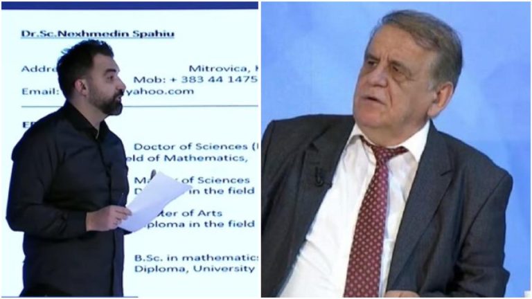Mehmetaj thotë se Nexhmedin Spahiu po gënjen sepse s’ka doktoraturë