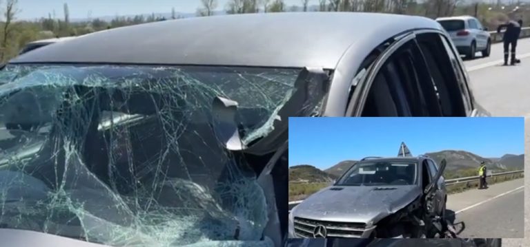 Aksident në Rrugën e Kombit, lëndohen 5 anëtarë të familjes nga Kosova, mes tyre dy fëmijë