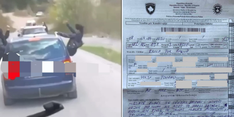 150 euro gjobë për ‘valle në veturë’: Policia i gjeti e dënoi pas raporteve në media