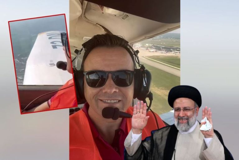 Peci publikon video nga aeroplani, dikush lutet që ta ketë fatin e Raisit, ky ia kthen: Kom zbritë