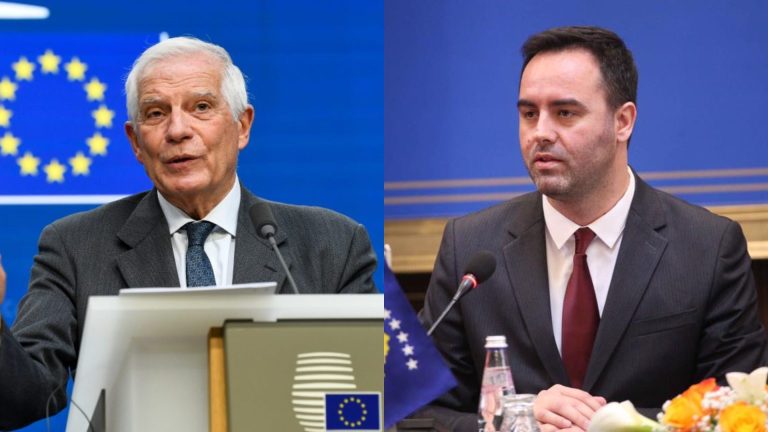 Konjufca, Borrellit: Bankat e paligjshme të Serbisë në Kosovë u mbyllën sipas ligjit