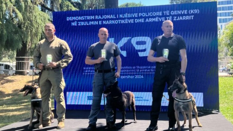 Njësiti Policor i Qeneve nga Kosova, zë vendin e parë në garën rajonale në Tiranë