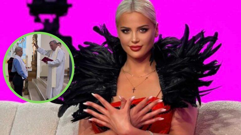 U përfol se është në lidhje me Bleron, modelja e njohur konvertohet në Katolicizëm