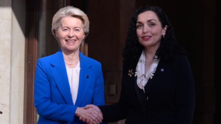 Von der Leyen për Osmanin: Po punon shumë për të ardhmen evropiane të Kosovës