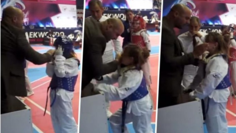 Goditi me shuplakë 8-vjeçaren, trajneri kosovar suspendohet për gjashtë muaj nga Federata Evropiane