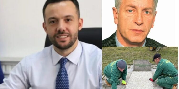 Nënkryetari Tahiri ia rregullon varrin ish kryetarit të Mitrovicës nga LDK, Faruk Spahiu