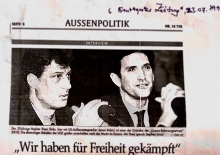 ‘‘Kemi luftuar për lirinë, demokracinë dhe për një shtet të pavarur’’, publikohet një deklaratë e dhënë nga Thaçit në vitin 1999