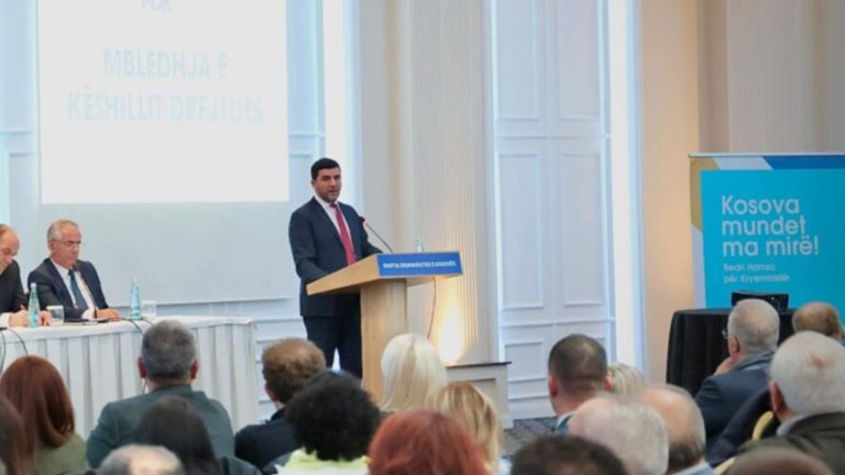 Krasniqi në Këshillin Drejtues të PDK-së: Hamza, kryeministri më i mirë që mund ta ketë Kosova sot