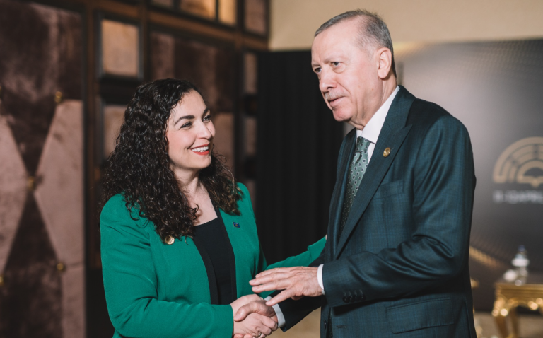 Osmani falënderon Erdoganin për pritjen: Kosova po e fuqizon pozitën e saj në arenën ndërkombëtare
