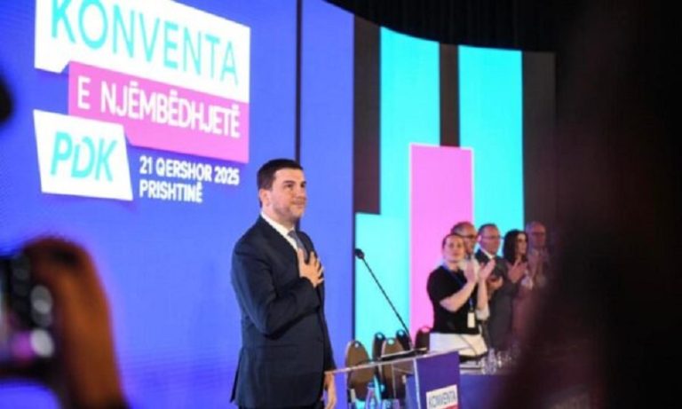 Memli Krasniqi rizgjidhet kryetar i PDK-së