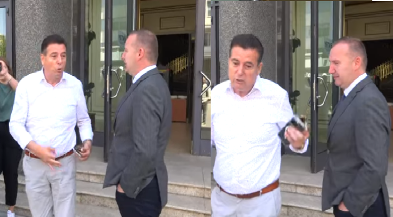“Është e turpshme”, “Lshone renin”, Agim Bahtiri e Armend Zemaj fjalosen teksa dalin nga Kuvendi