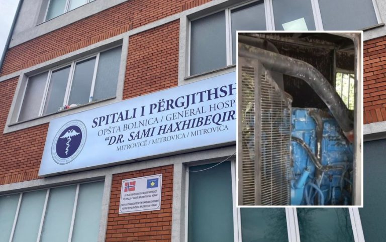 Prishet gjeneratori në Spitalin e Mitrovicës, s’ka operime me anestezion total