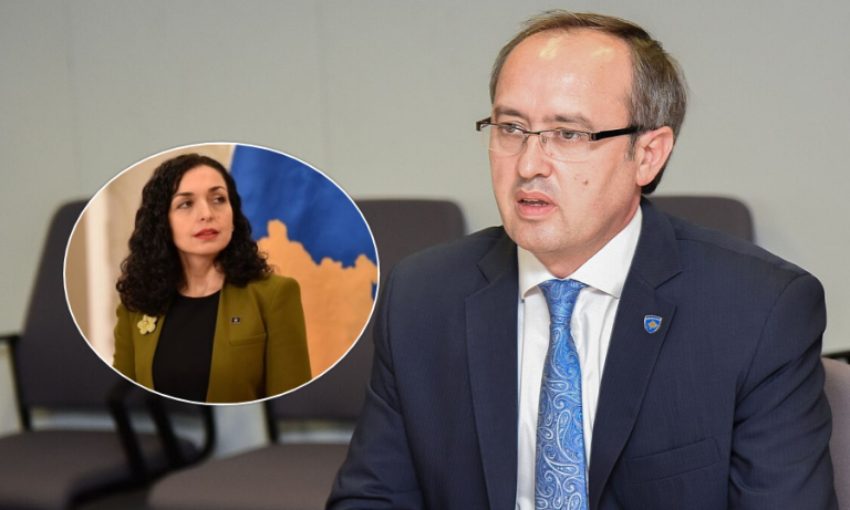 Hoti: Dy krerët e shtetit kanë hyrë në historinë politike të Kosovës si mash’trues të elektoratit dhe dë’mtues të shtetit!