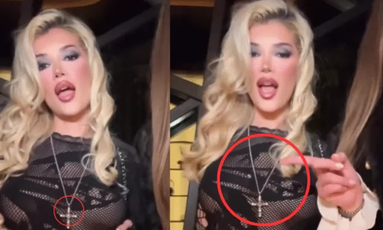 Era Istrefi shfaqet me kryq në qafë, pamjet bëhen virale