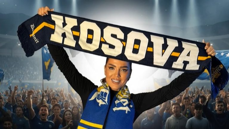 “Fadil Vokrri ti ku je, Dardania është çu n’këmbë”, Edona Llalloshi publikon këngë për Kosovën në ditën e finales historike