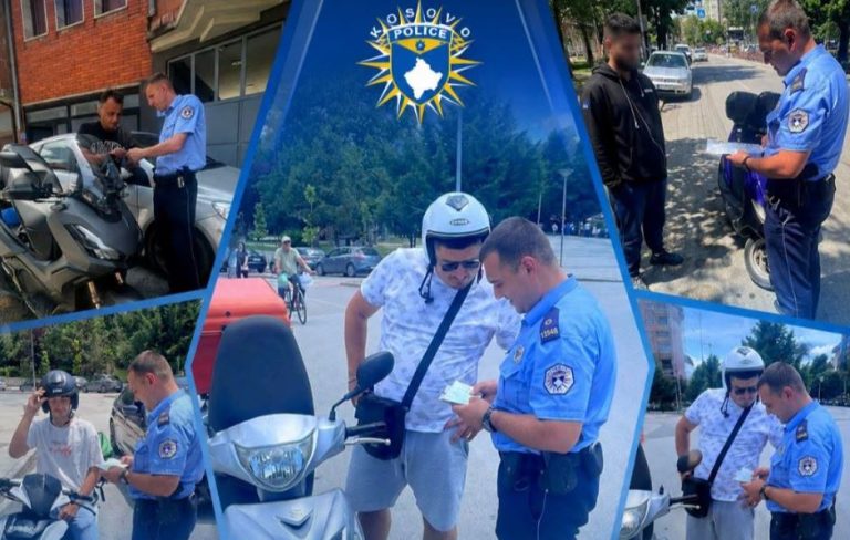 Policia sekuestron 27 motoçikleta në Mitrovicë, 155 kundërvajtje brenda dy javësh