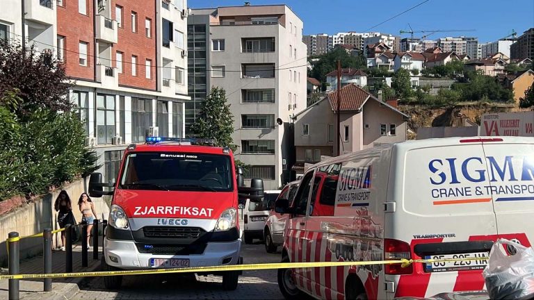 E dhimbshme: Vdes i riu pas rënies së kranit në kryeqytet
