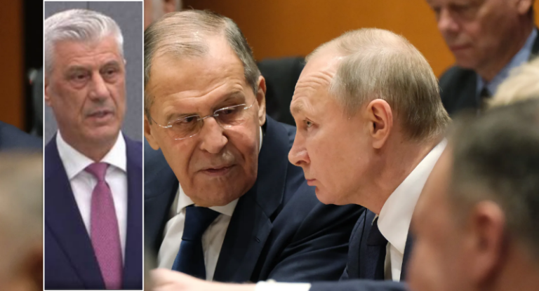 Lavrov: Paqja në Ballkan arrihet vetëm me dënimin e Hashim Thaçit